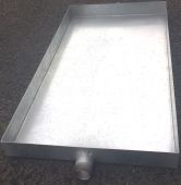 Bac à condensat acier galvanisé ép1.5mm mécano soudé