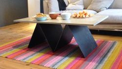 Pied de table design acier brut ép.4 mm.JPG